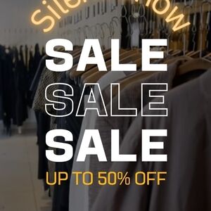 50% Off or MORE CLOSET CLEARANCE.  CLOTHES AND BAGS!!